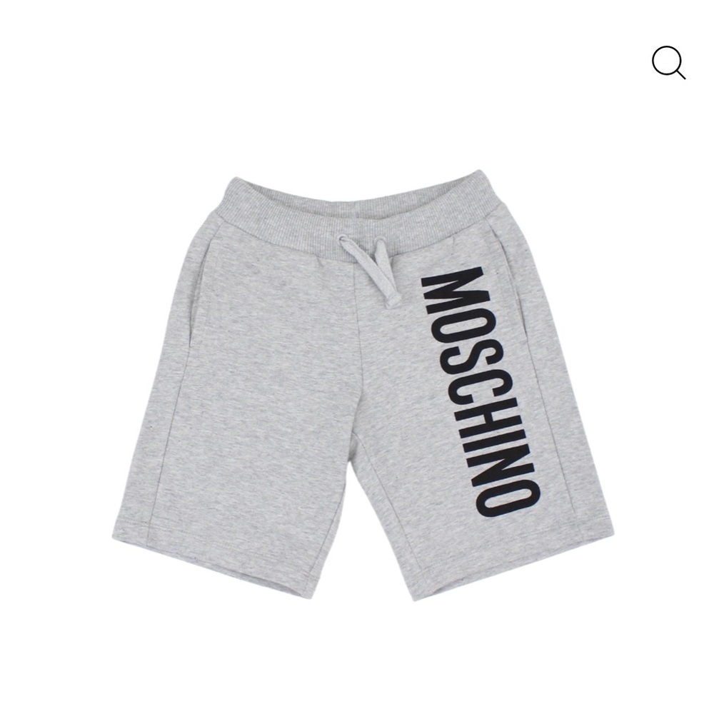 Moschino Gray Kids Shorts
